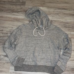 James Perse Shrunken Hoodie Sweatshirt Heather